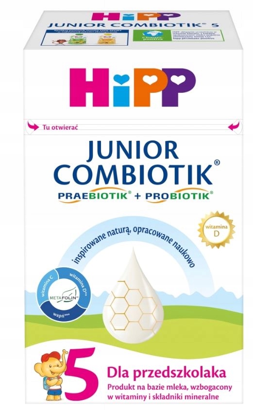 HIPP JUNIOR COMBIOTIK 5 mleko modyfikowane 550g