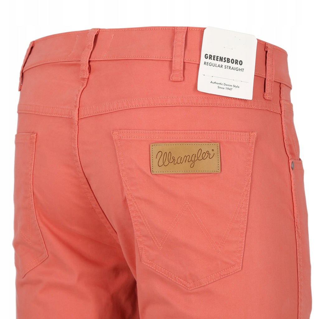 WRANGLER GREENSBORO REGULAR STRAIGHT CORAL 35/32