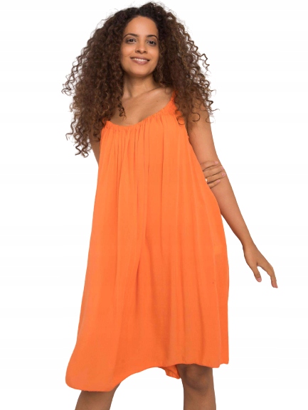 Pomarańczowa sukienka mini Och Bella
