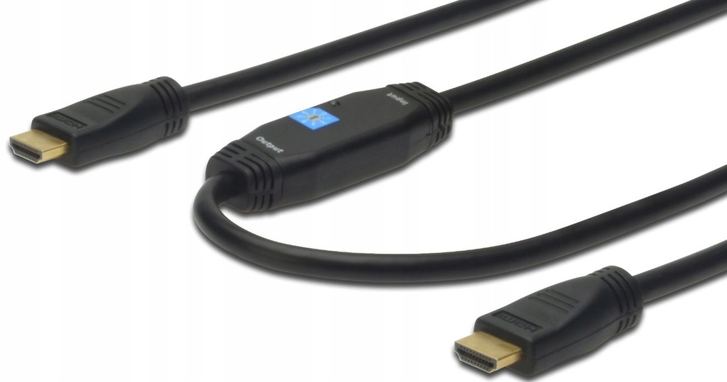 MicroConnect Kabel HDMI ze wzmacniaczem, 10m