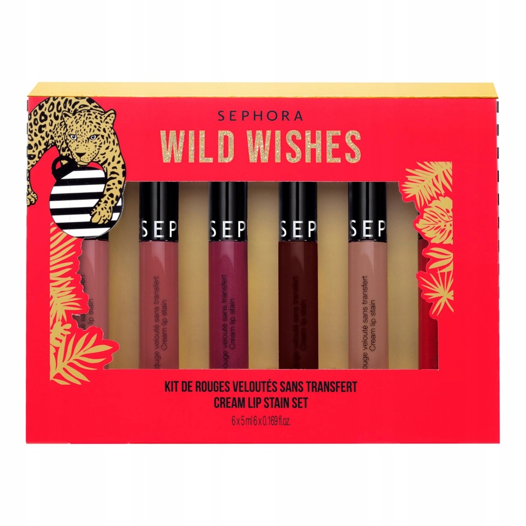 Sephora WILD WISHES zestaw pomadek do ust PREZENT