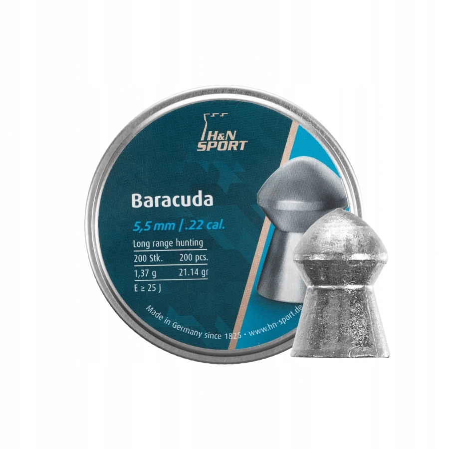 Śrut H&N Baracuda 5,5 mm 200 szt.