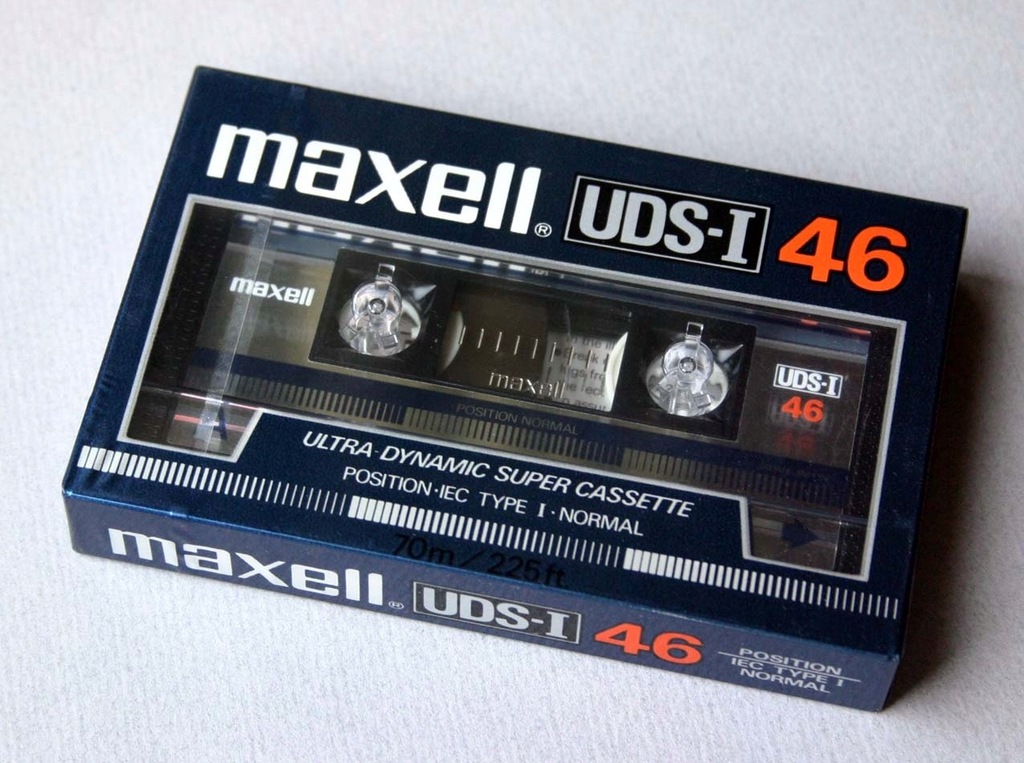 Maxell UDS-I 46, model 1985, z rynku USA. Super.