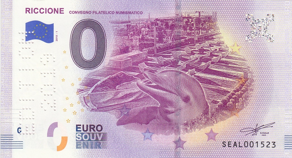 Купить ЕС - банкнота 0 евро - Италия 2019-1-Риччоне.: отзывы, фото, характеристики в интерне-магазине Aredi.ru