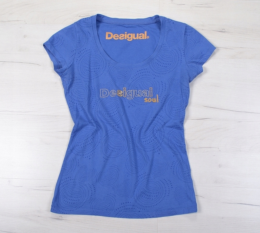 Desigual * Koszulka Logowana Damska * M/L