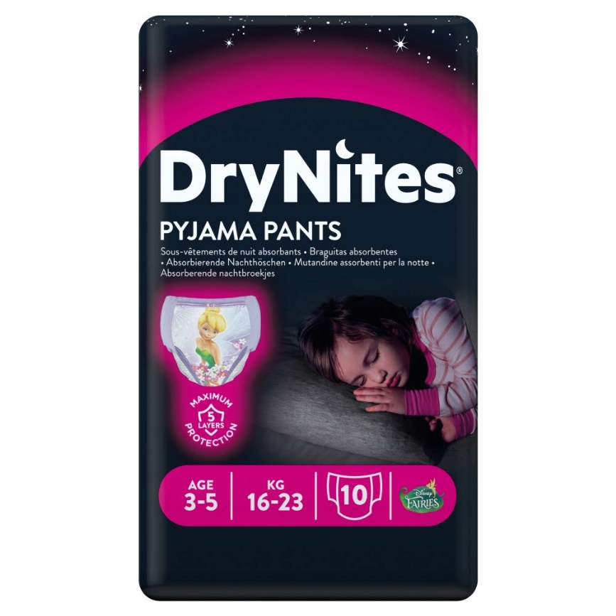 HUGGIES DRYNITES 16-23KG PIELUCHOMAJTKI 10SZ BO290