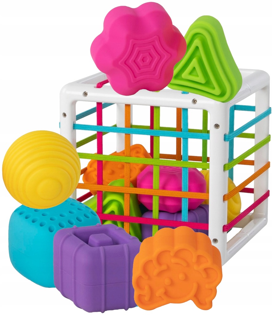 FAT BRAIN TOYS ELASTYCZNA KOSTKA SORTER INNYBIN