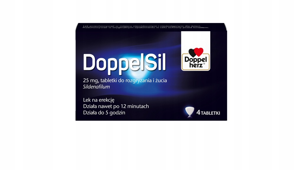 DoppelSil Sildenafil 25 mg 4 tabl.