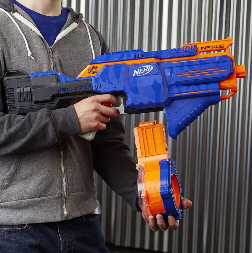 Купить АВТОМАТИЧЕСКАЯ ВИНТОВКА NERF N-STRIKE ELITE INFINUS E0438: отзывы, фото, характеристики в интерне-магазине Aredi.ru