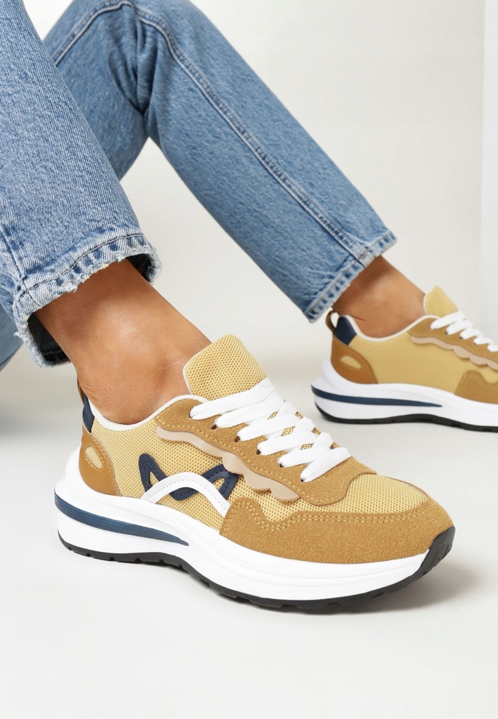 Born2Be Ciemnobeżowe Sneakersy damskie 39