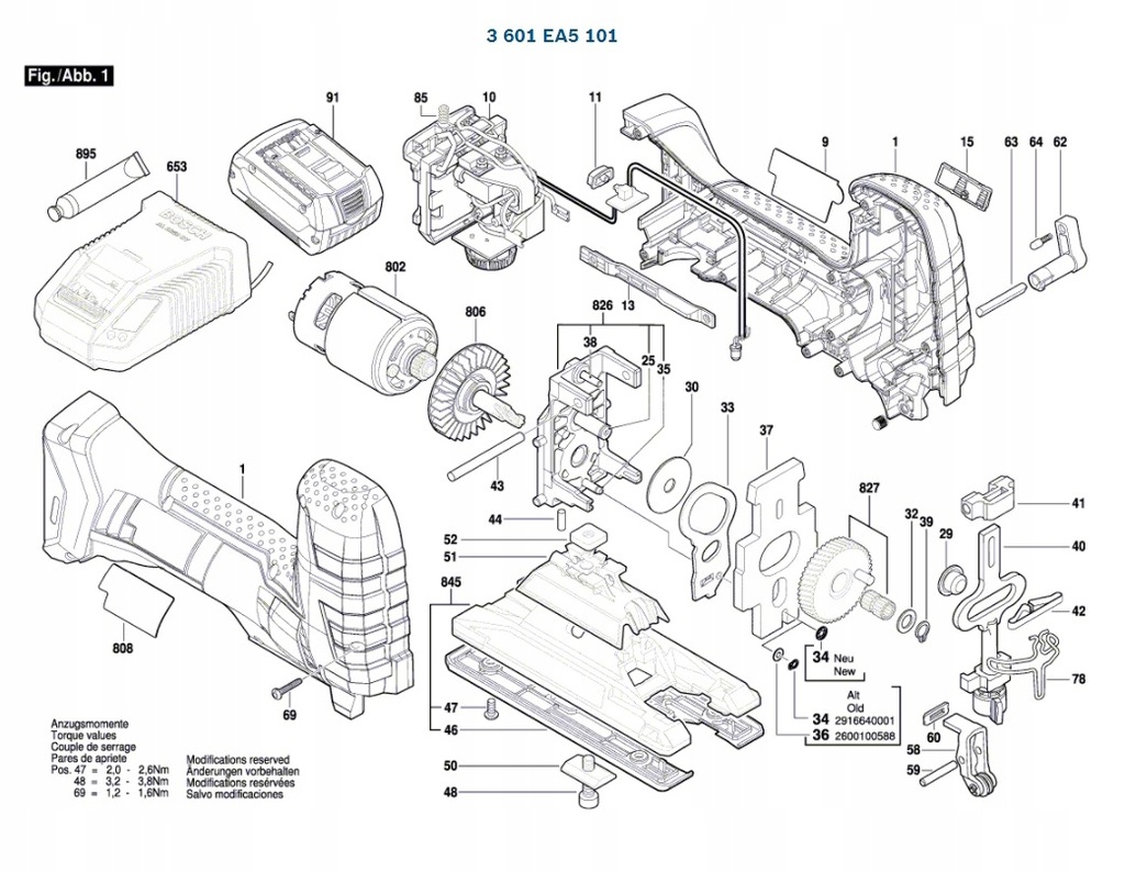 Sprzęgło Wyrzynarka BOSCH GST18V-LIS 101