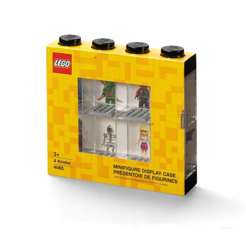 Gablotka na 8 minifigurek LEGO (Czarna)
