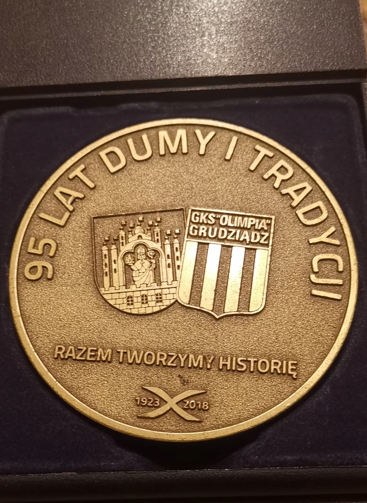 Pamiątkowy medal 95 Lat GKS Olimpia Grudziądz #698