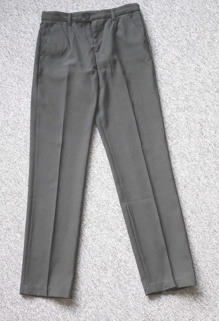 Cool Club eleganckie spodnie prążek czarne 152