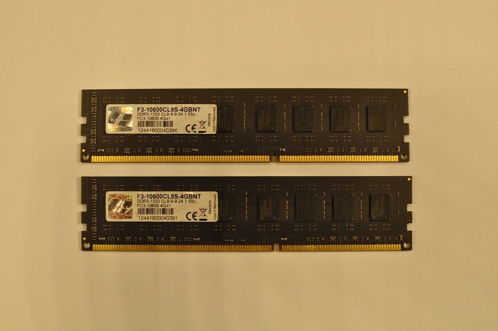 RAM G.Skill DDR3 4GB 1333MHz CL9 PC3-10600
