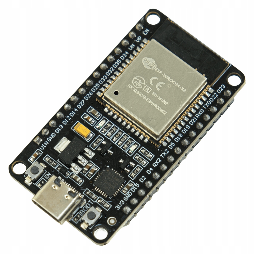 ESP32 ESP-WROOM-32 ESP32 WiFi+Bluetooth NodeMCU 30 Pin USB-C antena pcb