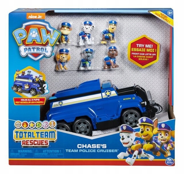 Figurki PSI PATROL Total Team Rescue Radiowóz