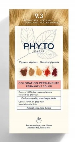 Phyto 9.3 bardzo jasny złoty blond farba do włosów