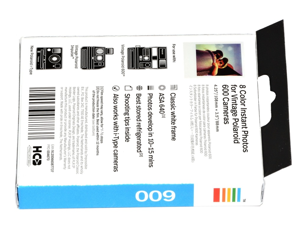 Купить Polaroid Color 600 сменная цветная бумага Пленка Варшава: отзывы, фото, характеристики в интерне-магазине Aredi.ru