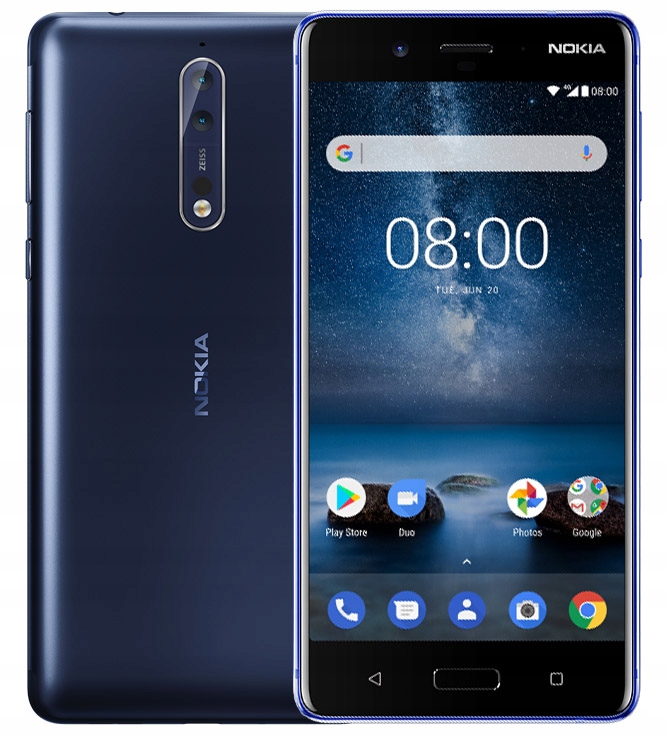 NOKIA 8 TA-1004 6GB 128GB GLOSSY BLUE LTE ANDROID