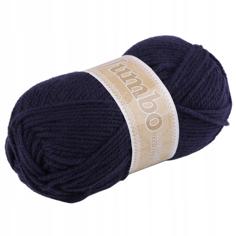 WŁÓCZKA JUMBO 100g - GRANATOWA