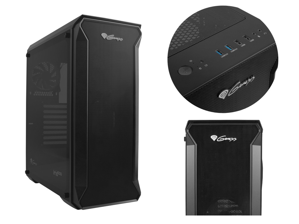 Obudowa Genesis Irid 505 midi tower z oknem 8896962705 oficjalne