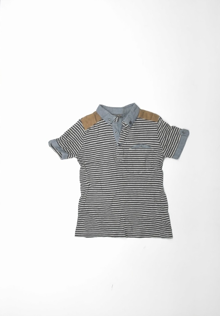 T-SHIRT DZIECIĘCY NEXT BAWEŁNA ROZM 5 LAT + SZARY