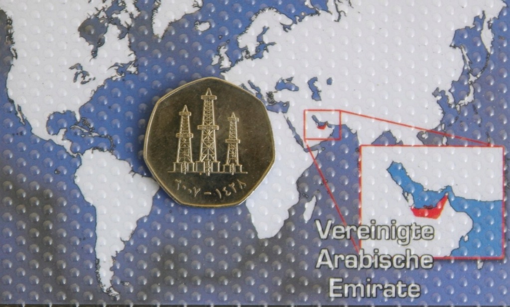 ZJEDNOCZONE EMIRATY ARABSKIE 50 FLIS WIEŻE UNC