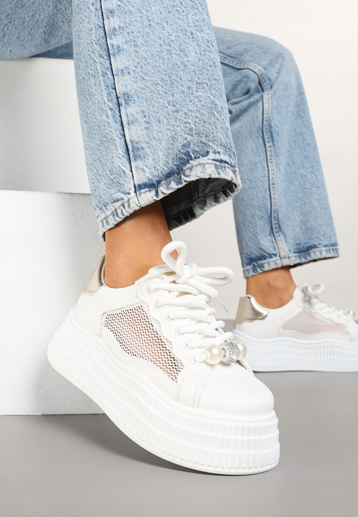 Renee Złote Sneakersy damskie 40