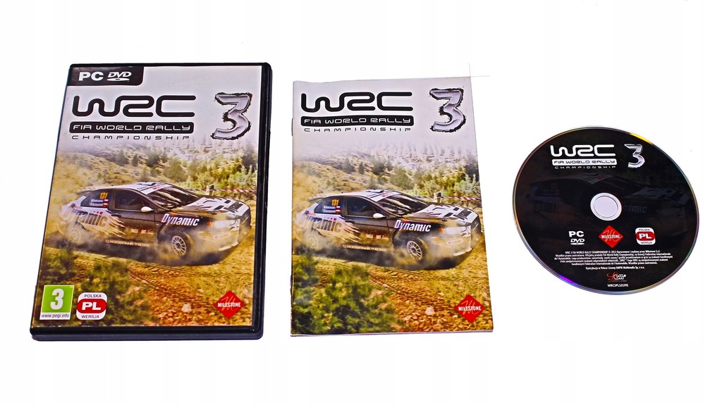 WRC FIA WORLD RALLY CHAMPIONSHIP 3 BOX PL PC