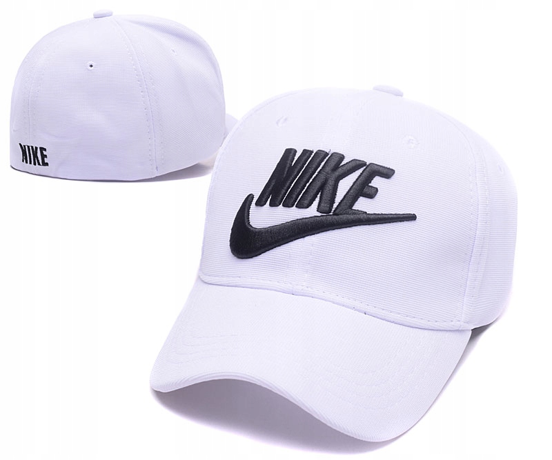 NIKE CZAPKA Z DASZKIEM Elastyczny Biały CAP