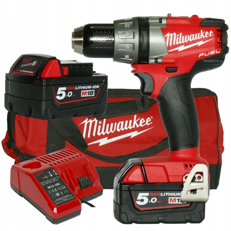 MILWAUKEE M18FDD502B aku wkrętarka 18V 5AH 135Nm 6905669304