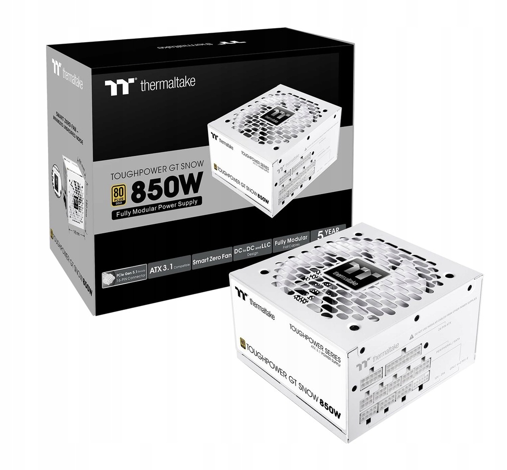 Thermaltake Toughpower Gt 850W Snow Modular 80Plus