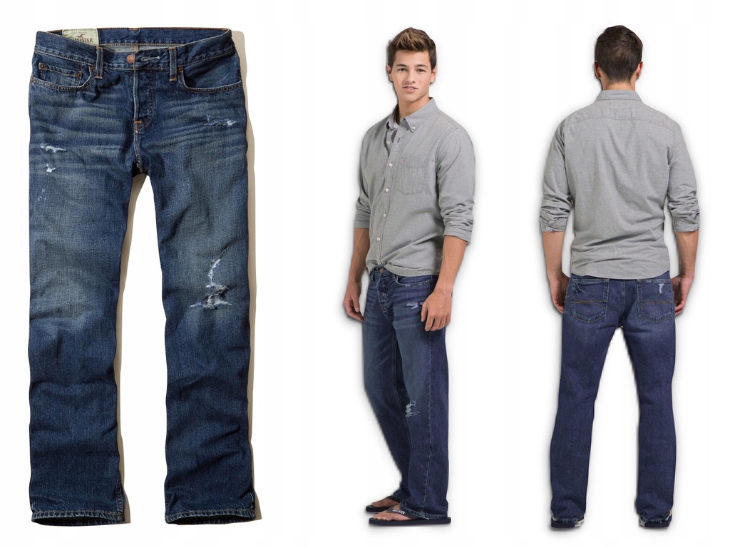 HOLLISTER by Abercrombie Jeansy Męskie W32 L30