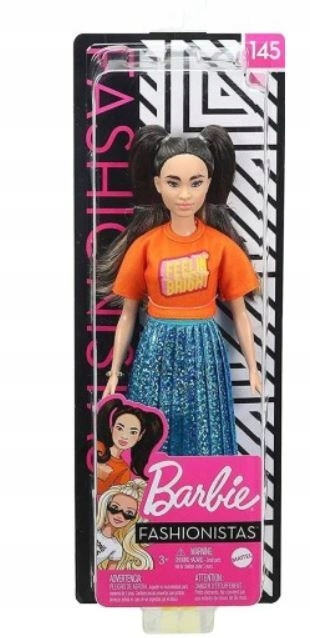 Mattel Lalka Barbie Fashionistas Feel in Bright