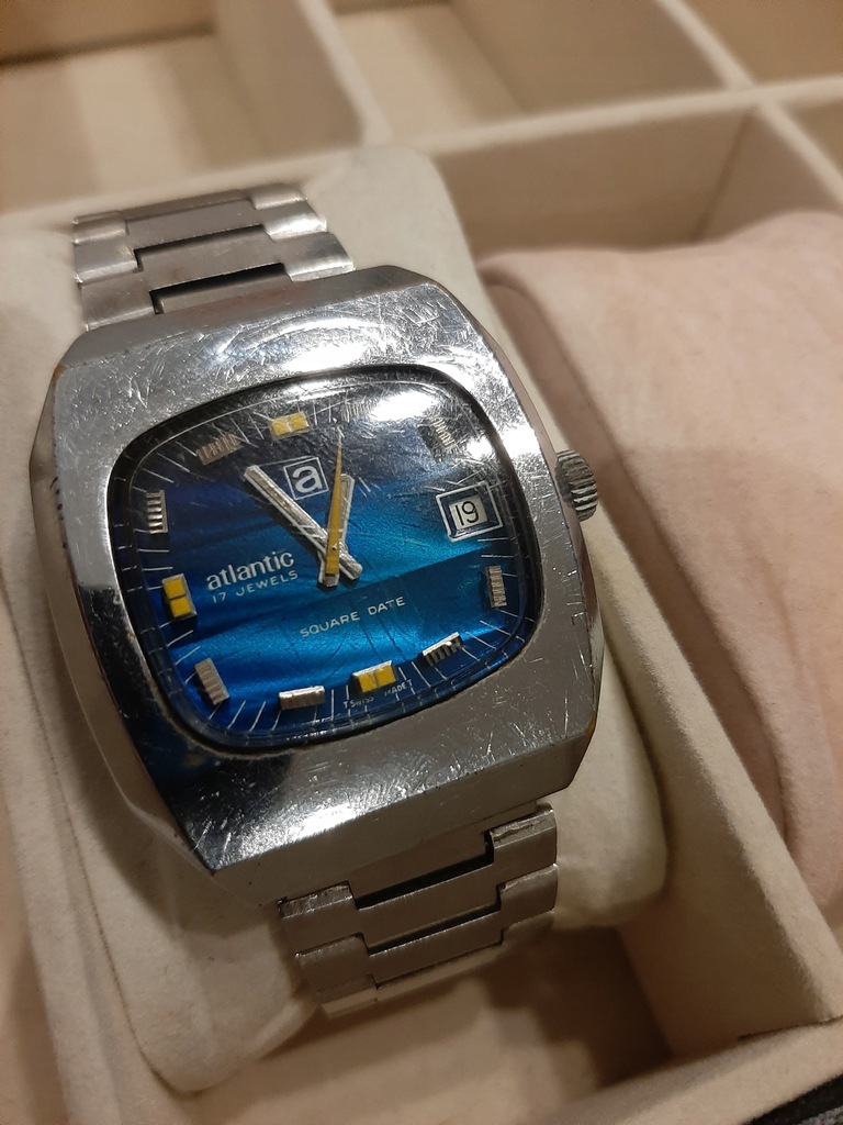Zegarek męski Atlantic Square Date