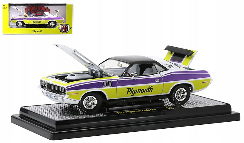 M2 Machines 1971 Plymouth Cuda 440 1 /24