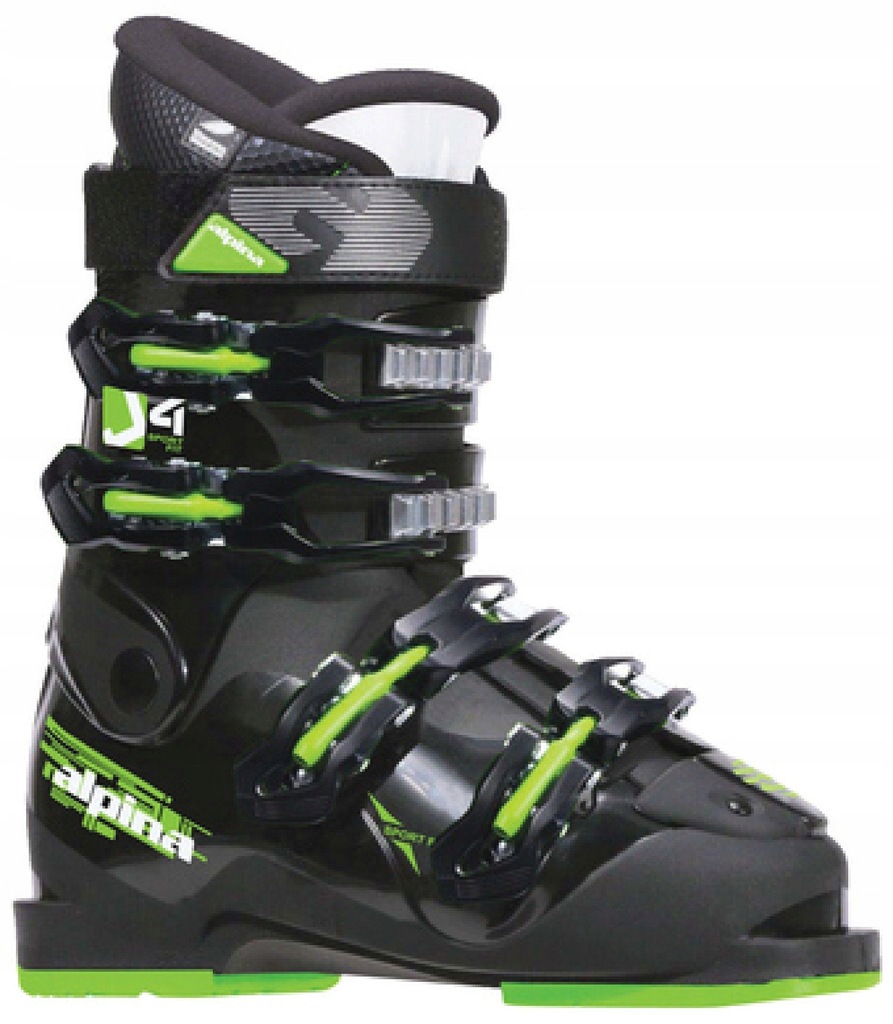 Alpina buty narciarskie J4 Czarny/Zielony 23,5