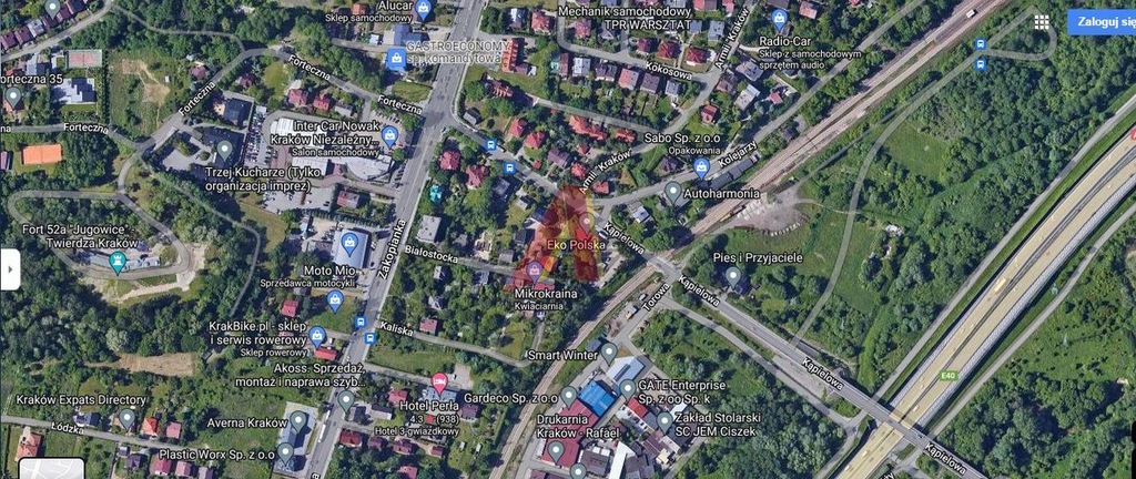 Działka, Kraków, Podgórze, 7800 m²