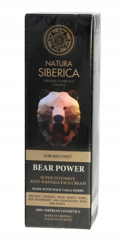 Natura Siberica Men Krem do twarzy Bear Power Prze