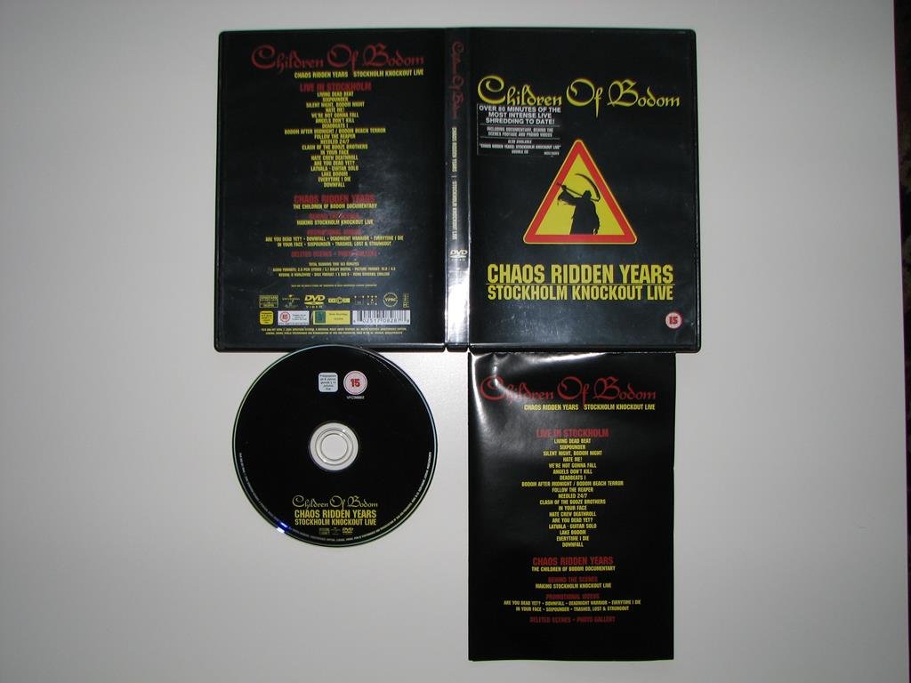 Children Of Bodom Chaos Ridden Years DVD - 7155944113 - oficjalne