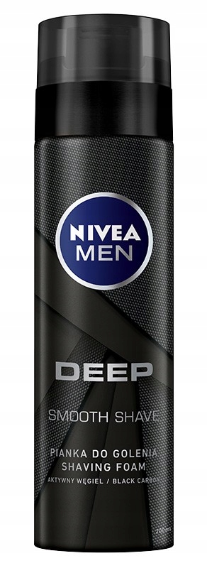 Pianka do golenia Nivea Deep 200 ml