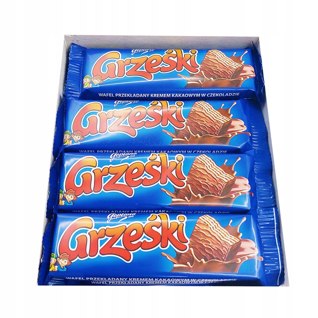 Купить Вафли Goplana Grzeski в шоколаде 36х36г - картонная коробка ...