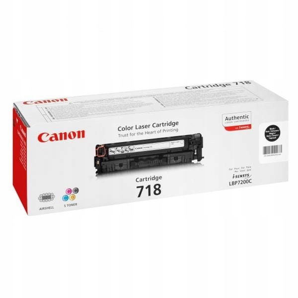 Canon oryginalny toner CRG718, black, 3400s, 2662B