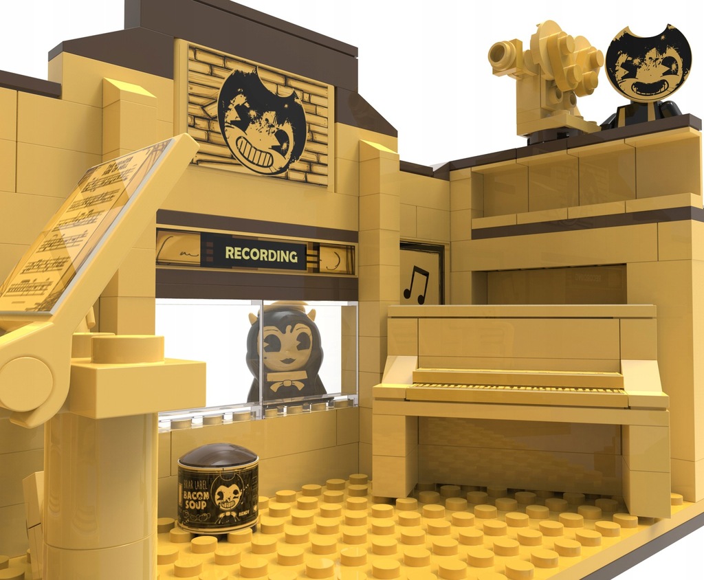 bendy and the ink machine recording studio lego instructions