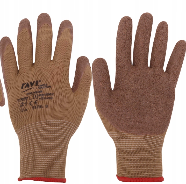 Rękawice ogrodowe DRAGON BROWN rozmiar L RAVI