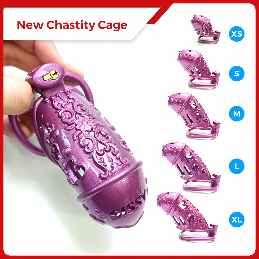 3Rings Dream Chastity Cage BDSM Device Sissy