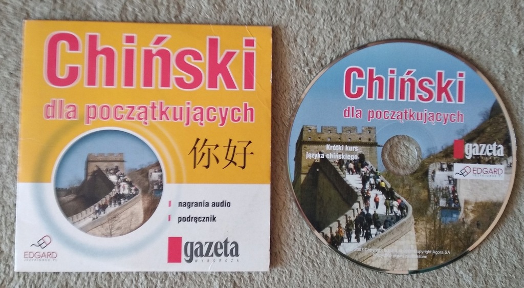 Chiński dla początkujących kurs na CD