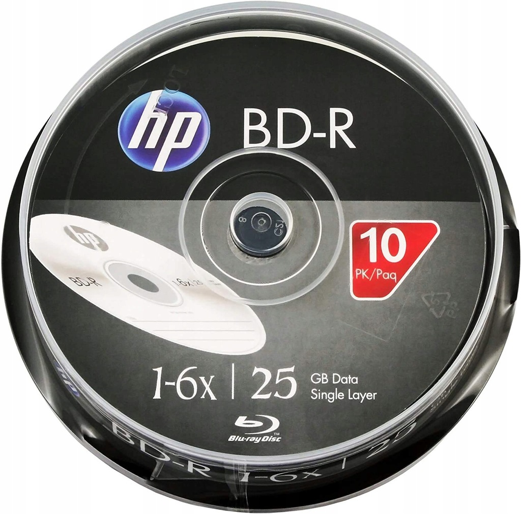 Płyta Blu-ray HP BD-R 25 GB 10 szt 5b-284