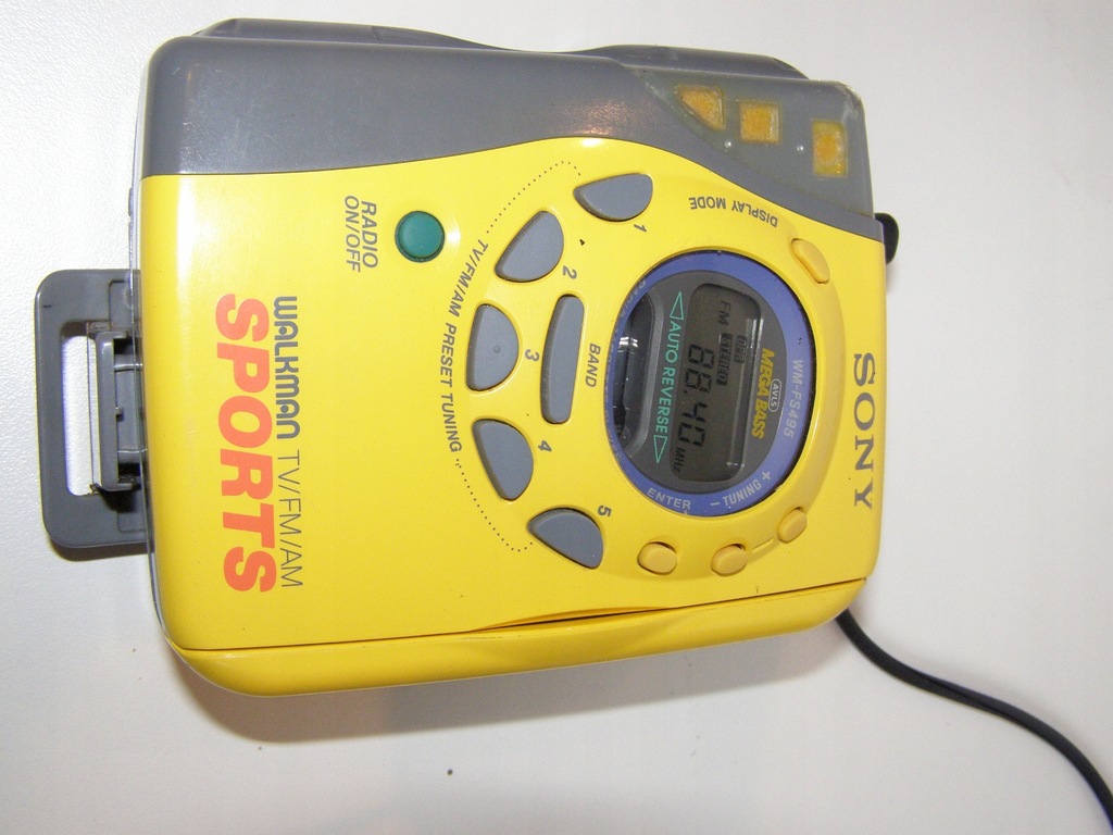 SONY sports ソニースポーツ カセットウォークマン WM-FS495 Sony sports ソニースポーツカセットウォークマン WM-FS495